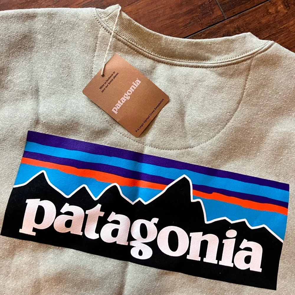 Patagonia Logo Uprisal Crewneck Sweatshirt - Picture 3 of 5